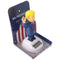 Mr. President the solar wobble figure automatically waves in sunlight