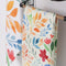 Happy Friday Tea towel (2 pc) Water flower 70x50 cm Multicolor
