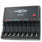 Ansmann Powerline 8 for 1-8 AA / AAA batteries and USB charging socket 1001-0006