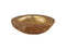 HSM Collection Fruitschaal small - ø30X7 - Naturel/goud - Teak/aluminium
