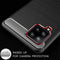 Hoesje Geschikt voor Samsung A42 5G Backcover Carbon Style Siliconen Case TPU Hoesje Zwart
