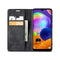 Hoesje Geschikt voor Samsung A31 met Anti Skim Bescherming - Pasjes Bookcase RFID Beschermd Cover -