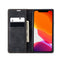Hoesje Geschikt voor iPhone 12 Pro Max - Hoesje met Anti Skim Bescherming - Pasjes Bookcase - Black