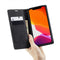 Hoesje Geschikt voor iPhone 12 Pro Max - Hoesje met Anti Skim Bescherming - Pasjes Bookcase - Black