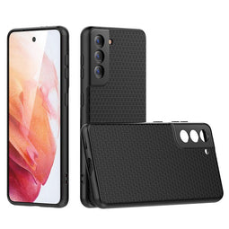 Hoesje Geschikt voor Samsung S21 Backcover Liquid Siliconen Case TPU Hoesje Zwart