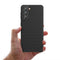 Hoesje Geschikt voor Samsung S21 Backcover Liquid Siliconen Case TPU Hoesje Zwart