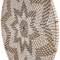 Beliani LAOCAI - Wanddecoratie - Naturel - Zeewier
