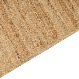 Beliani HATIPOGLU - Laagpolig vloerkleed - Beige - 80 x 300 cm - Jute