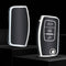 Autosleutel hoesje Duurzaam TPU Sleutelcover - - Geschikt voor Ford -zwart- G3