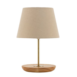 Pauleen Woody Heart Tafellamp - hout