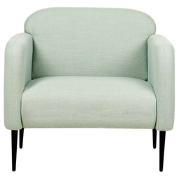 Beliani STOUBY - Fauteuil - Lichtgroen - Linnen
