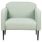 Beliani STOUBY - Fauteuil - Lichtgroen - Linnen