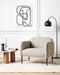 Beliani STOUBY - Fauteuil - Taupe - Linnen