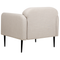 Beliani STOUBY - Fauteuil - Taupe - Linnen