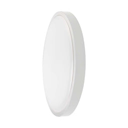 V-TAC VT-8618W-RD LED Rond Plafondlamp - 225mm - IP44 - Wit - 18W- 1800 Lumen - 3000K