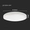 V-TAC VT-8618W-RD LED Rond Plafondlamp - 225mm - IP44 - Wit - 18W- 1800 Lumen - 3000K