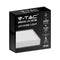V-TAC VT-8624W-SQ LED Vierkant Plafondlamp - 295mm - IP44 - Wit - 24W - 2400 Lumen - 6500K