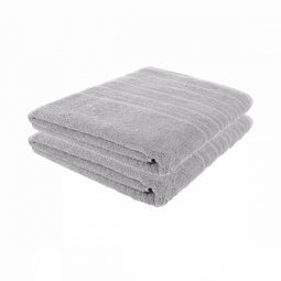 Pure4u Luxe Hotel Handdoek - Grijs - 2 stuks - 100x150cm - 550 g/m2