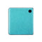 Origami Sleepcover Geschikt voor Kobo Libra H2O Hoes Turquoise + Screenprotector + Oplader *