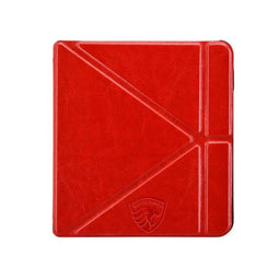 Origami Sleepcover Geschikt voor Kobo Libra H2O Hoesje Rood *