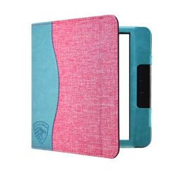 Hoesje Geschikt voor Kobo Libra H2O Sleepcover Jeans Style Hoes Roze