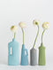 Porcelain bottle vase #3 light blue