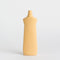 porcelain bottle vase #1 warm yellow
