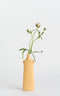 porcelain bottle vase #1 warm yellow