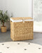Beliani LANGSON - Wasmand - Lichthout - Waterhyacint