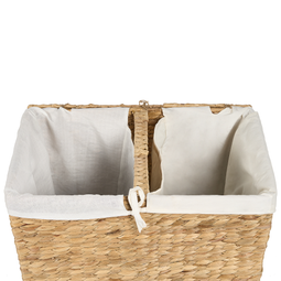 Beliani LANGSON - Wasmand - Lichthout - Waterhyacint