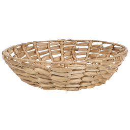 Beliani DALAT - Decoratieve schaal set van 2 - Licht - Waterhyacint