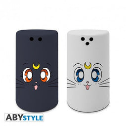 Poes Sailormoon Luna & Artemis peper en zoutset - Abysse