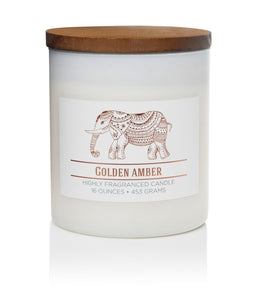 WELLNESS CANDLE GOLDEN AMBER - 453g (16oz)