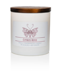 WELLNESS CANDLE CITRUS ROSE - 453g (16oz)