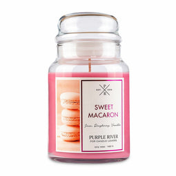 Large jar Sweet Macaron - 623g - Purple River