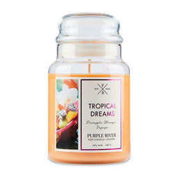 Large jar Tropical dreams - 623g - Purple River