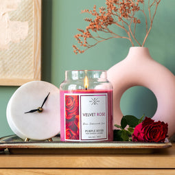 Large jar Velvet rose - 623g - Purple River