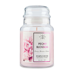 Large jar Peony blossom - 623g - Purple River