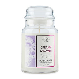 Large jar Creamy shower - 623g - Purple River