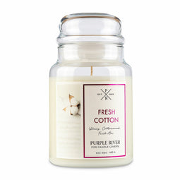 Large jar Fresh cotton - 623g - Purple River