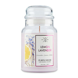 Large jar Lemon lavender - 623g - Purple River