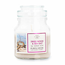 Small jar Dried wood & sea salt - 113g - Purple River