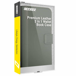 Accezz Premium Leather 2 in 1 Wallet Bookcase iPhone 15 Pro Max - Groen