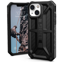 UAG Monarch Backcover iPhone 13 Mini - Carbon Fiber