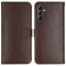 Selencia Echt Lederen Bookcase Samsung Galaxy A14 (5G) - Bruin