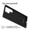 Accezz Color Backcover voor de Samsung Galaxy S23 Ultra - Zwart