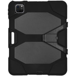 Générique Extreme Protection Army Backcover iPad Air (2022 / 2020) - Zwart