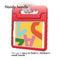 Accezz Kidsproof Backcover met handvat iPad 10.2 (2019 / 2020 / 2021) - Rood