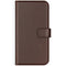 Selencia Echt Lederen Bookcase iPhone 12 Mini - Bruin