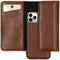 Selencia Eny Uitneembare Vegan Lederen Clutch iPhone 11 Pro - Bruin